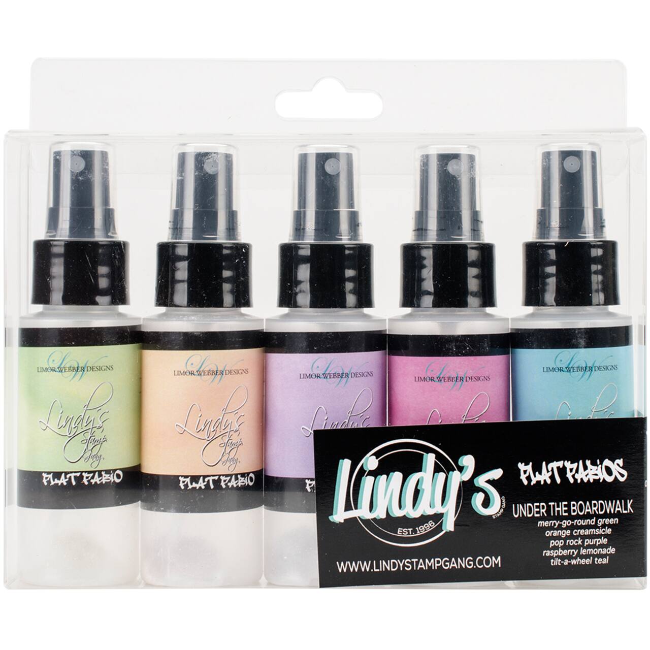 Lindy's Stamp Gang® Under the Boardwalk Flat Fabios Set, 2oz.